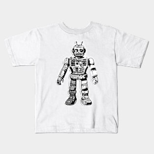 CreepyCool Vintage Robot Kids T-Shirt